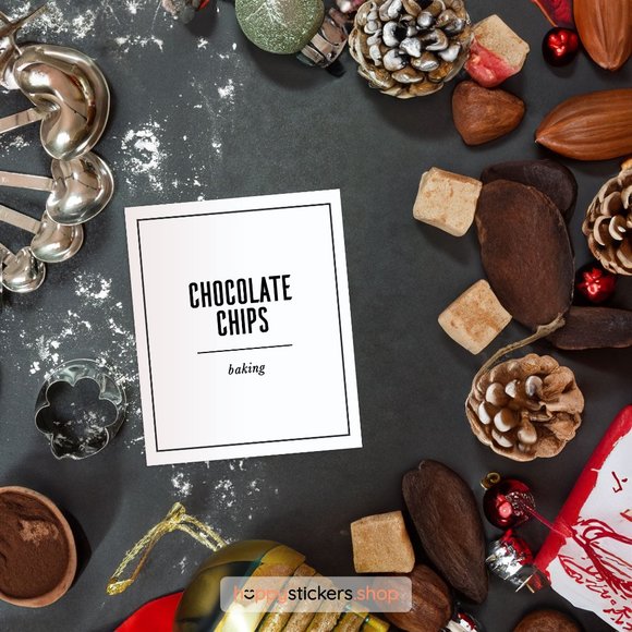 36 Labels • Brandbe Minimalist Pantry for Kitchen Storage • Organization Labels - Picture 8 of 17